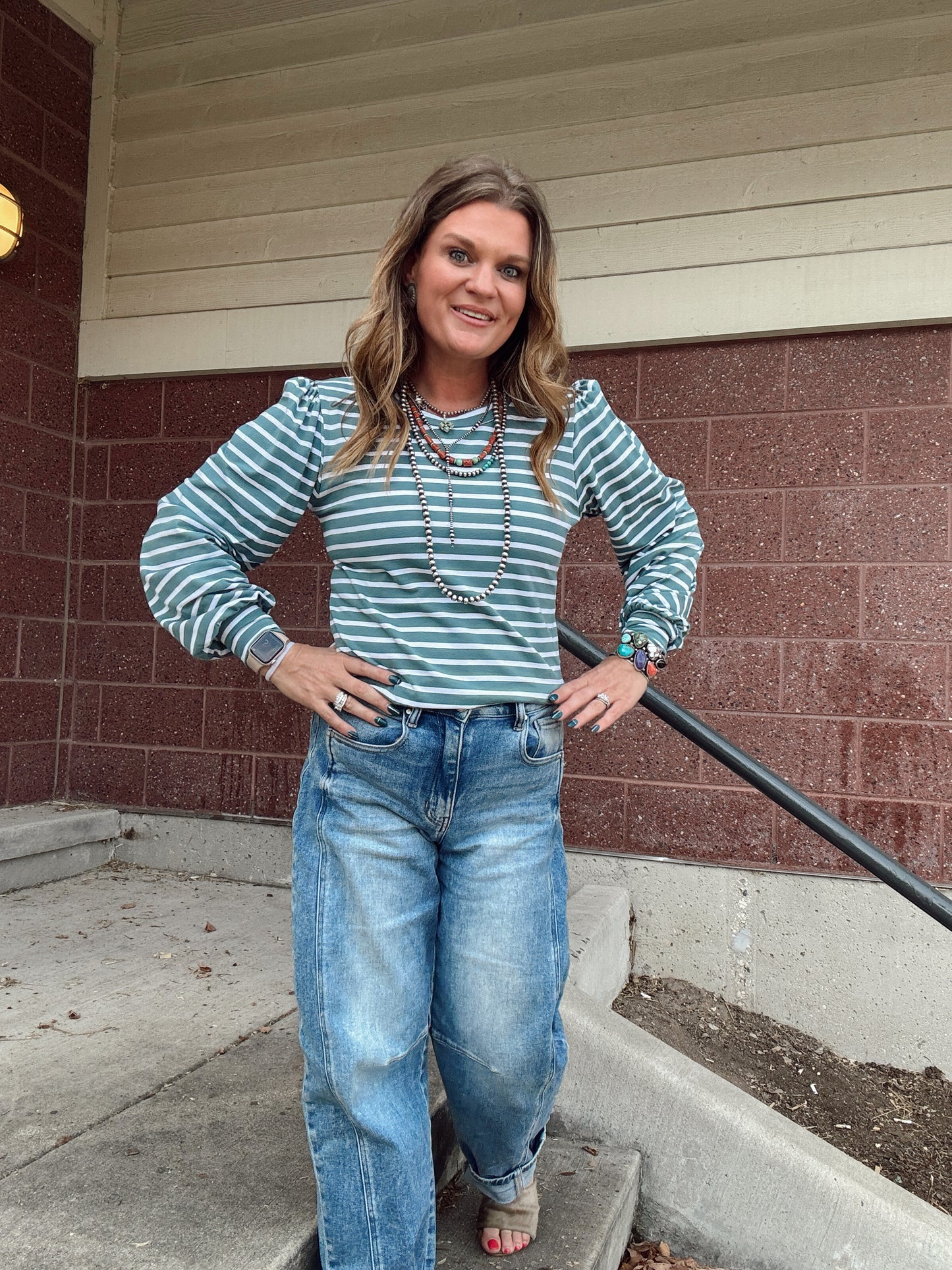 Stevie Striped Top