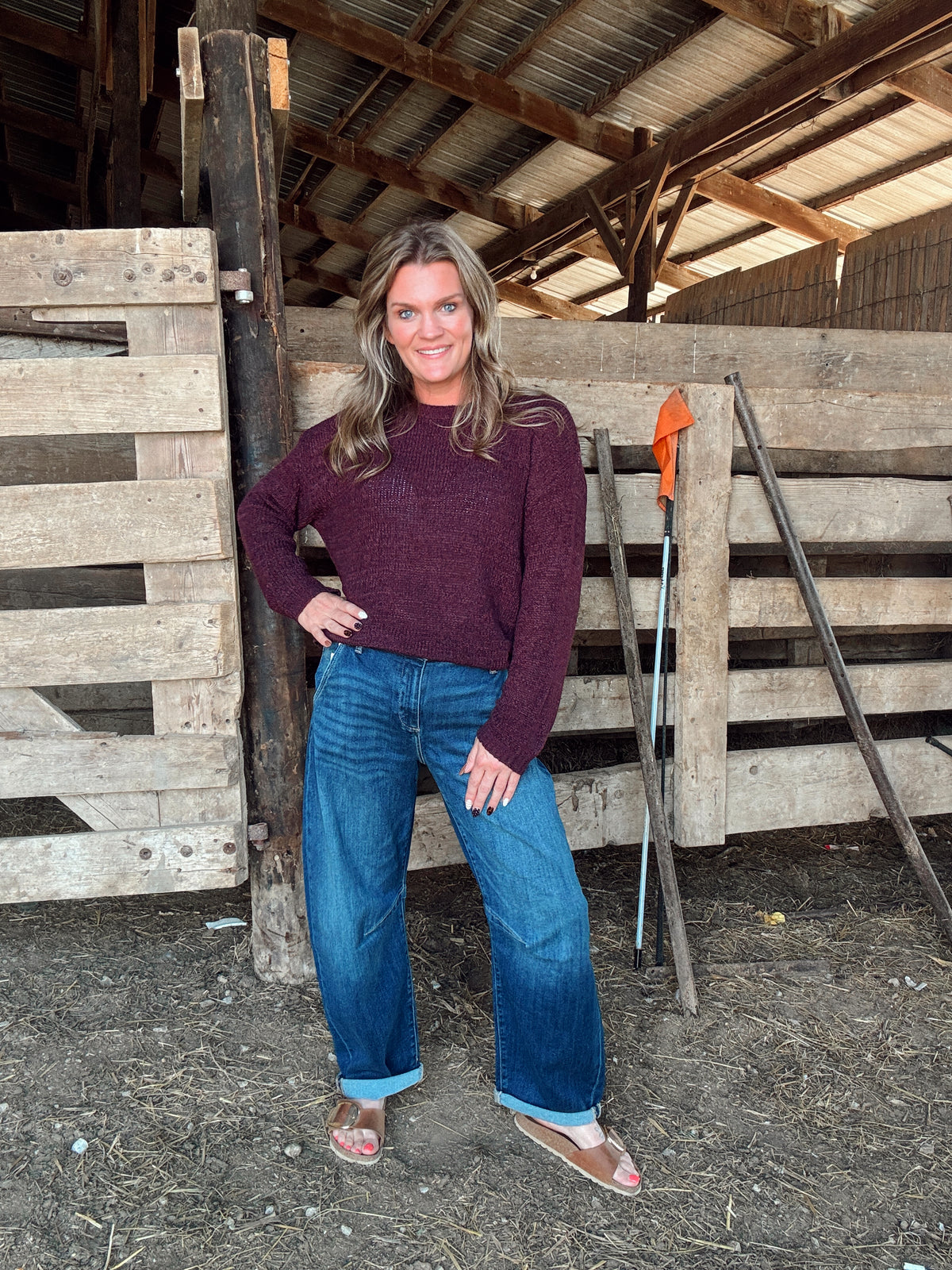 The Scottie Sweater- Mohagany