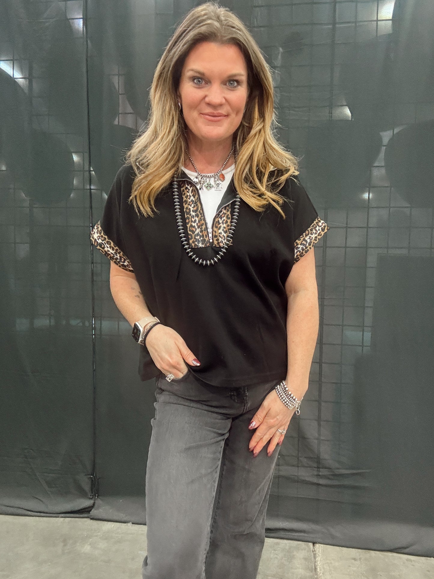 The Frankie Leopard Top