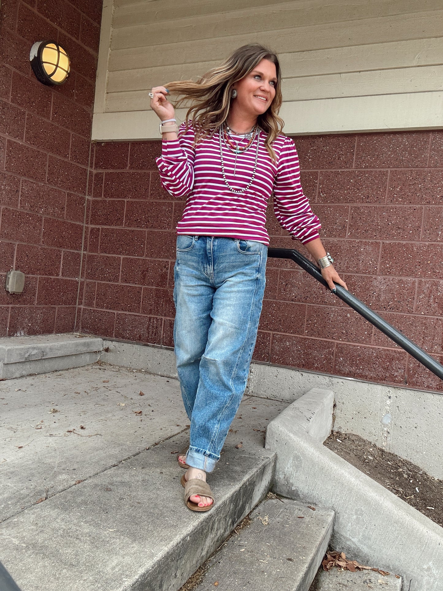 Stevie Striped Top