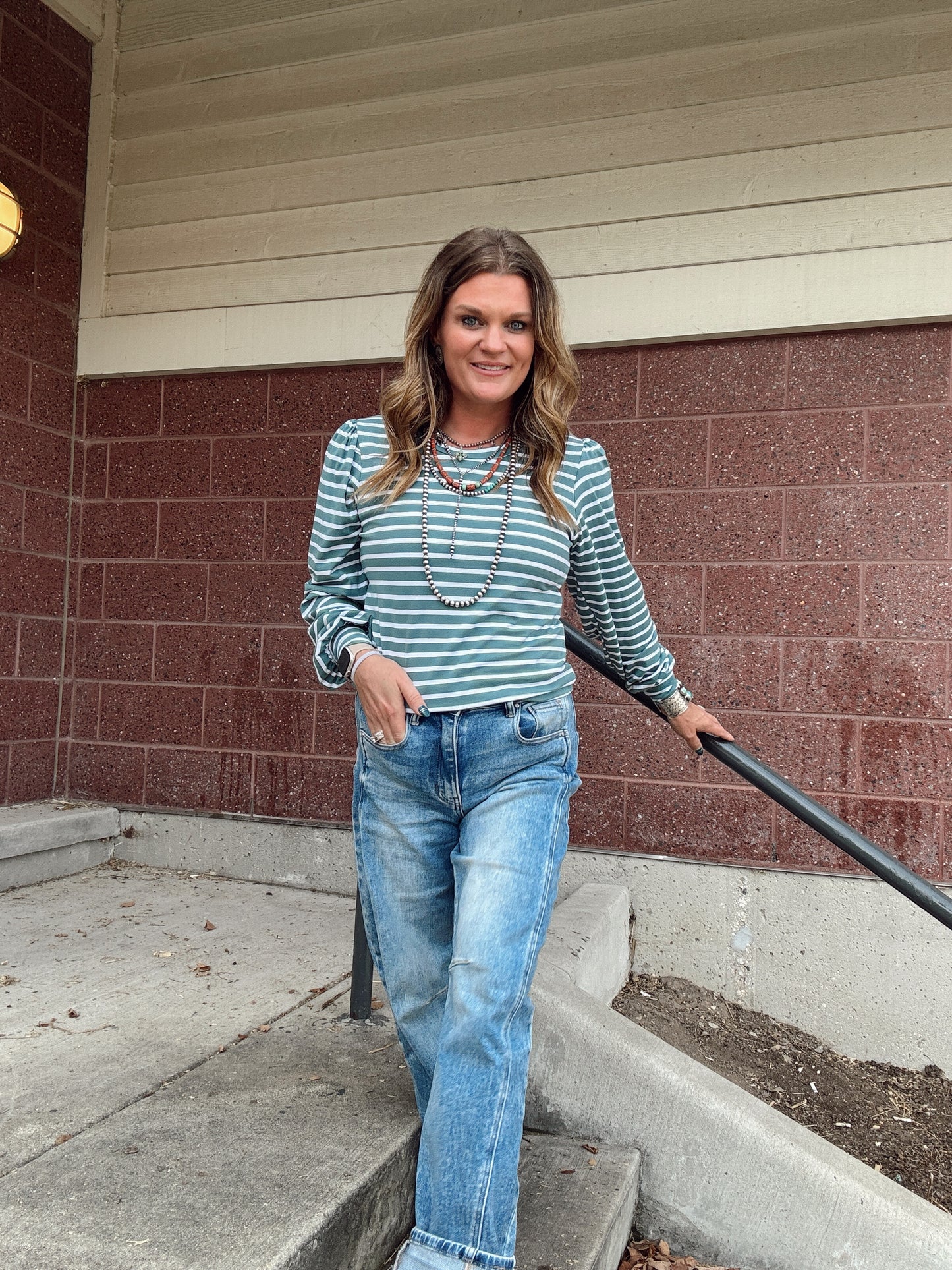 Stevie Striped Top