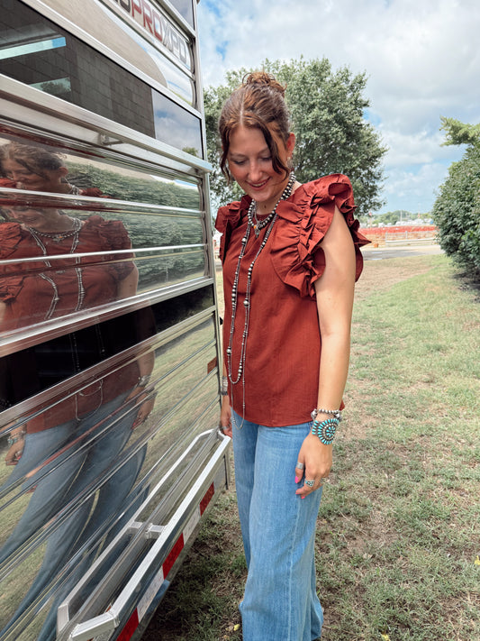 The Haxtyn Ruffle Top