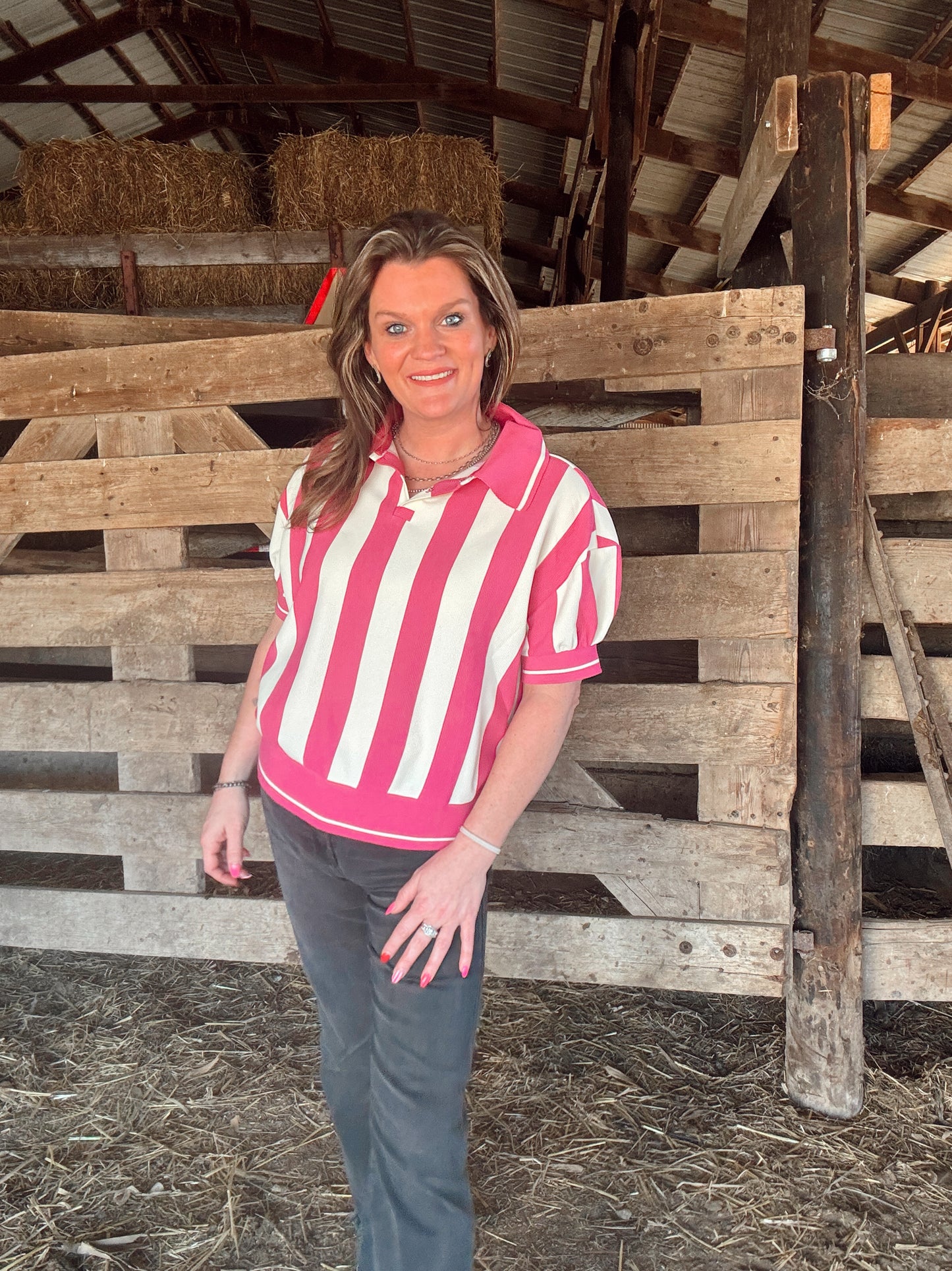 The Rue Collared Top