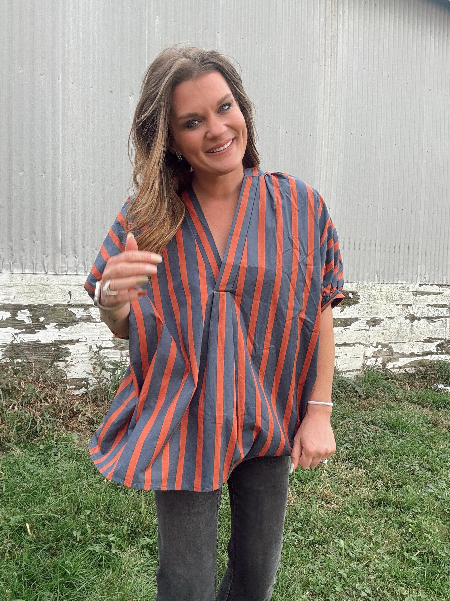 The Catherine Striped Dolman