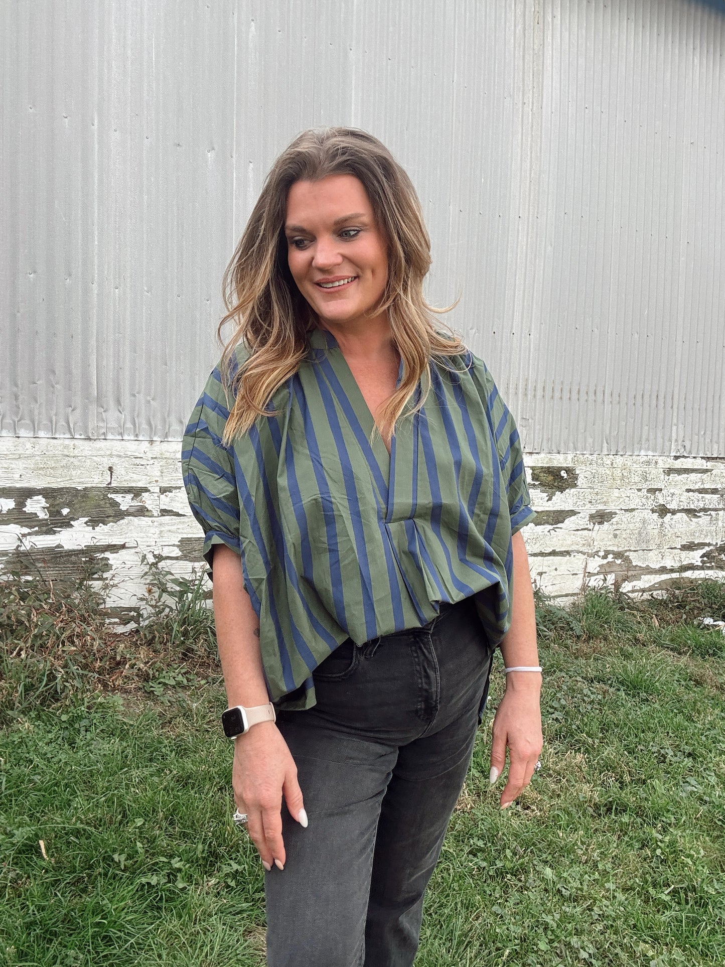 The Catherine Striped Dolman