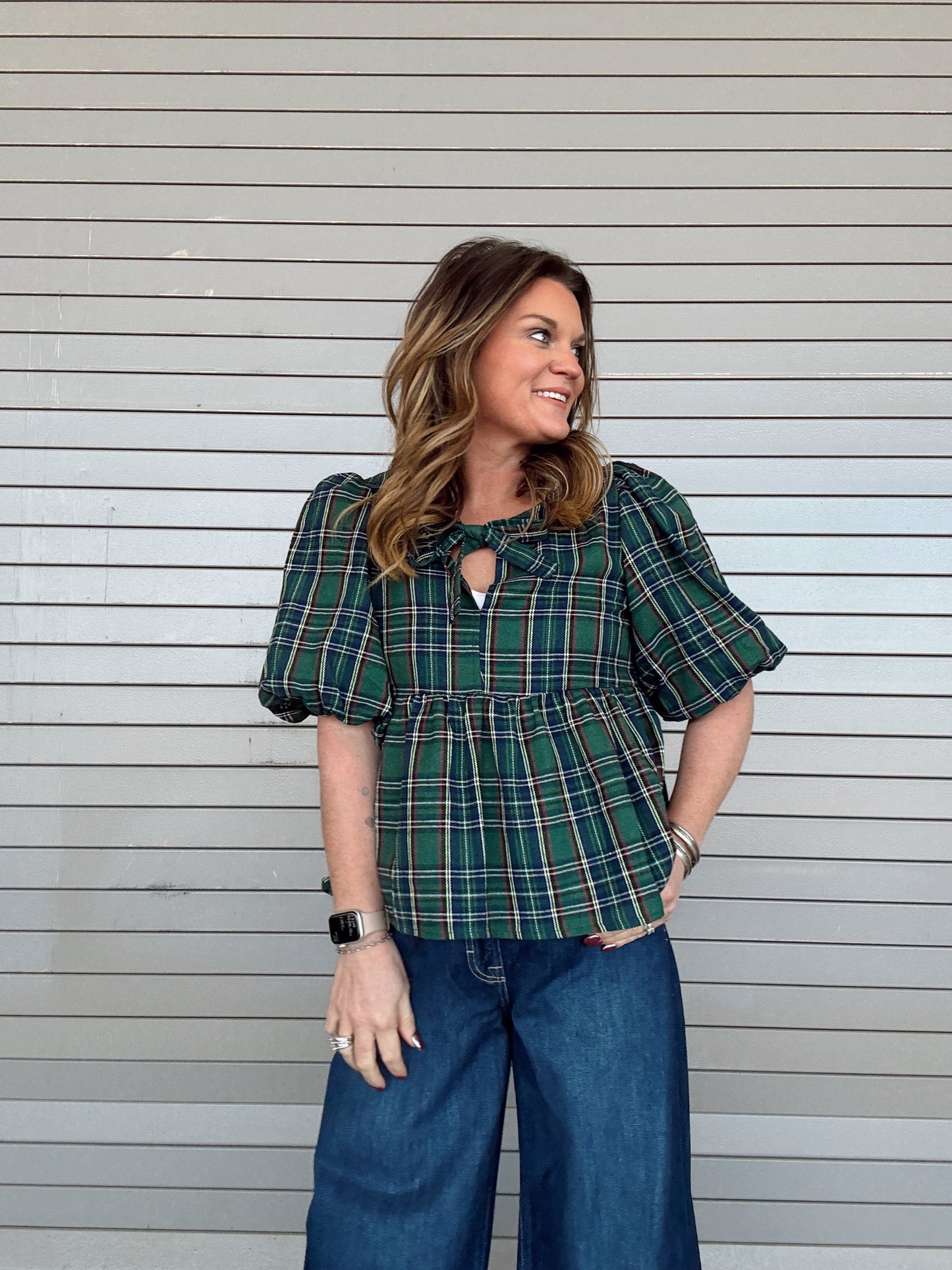 The Noelle Puff Sleeve Top