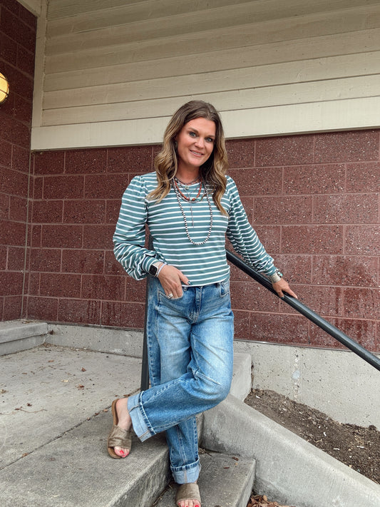Stevie Striped Top