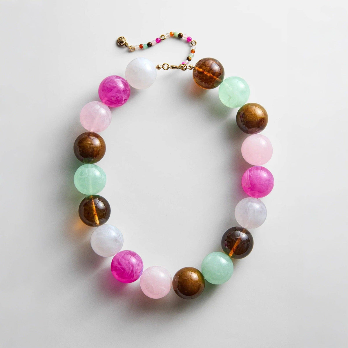 Jane Acrylic Beaded Necklace