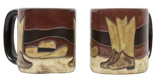 Mara Stoneware Boots/Hat Mug