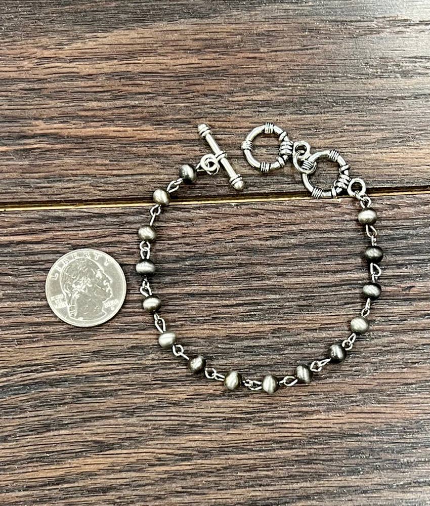 Handmade Navajo Bead Adjustable Bracelet