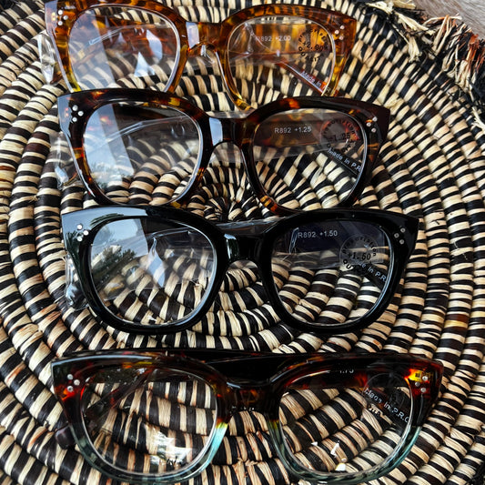 Womens Bold Round Reading Glasses