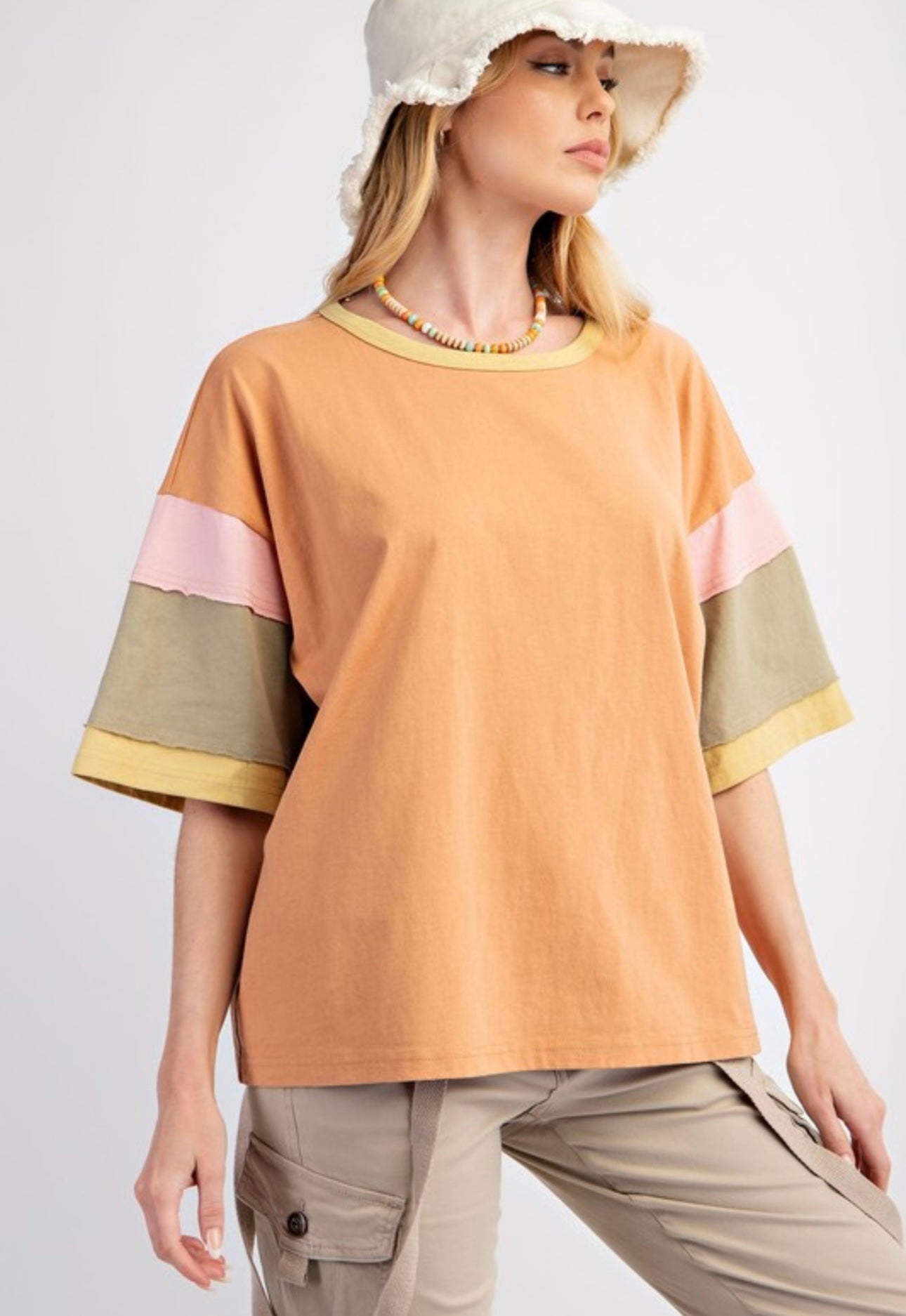 Oversized Colorblock Tee