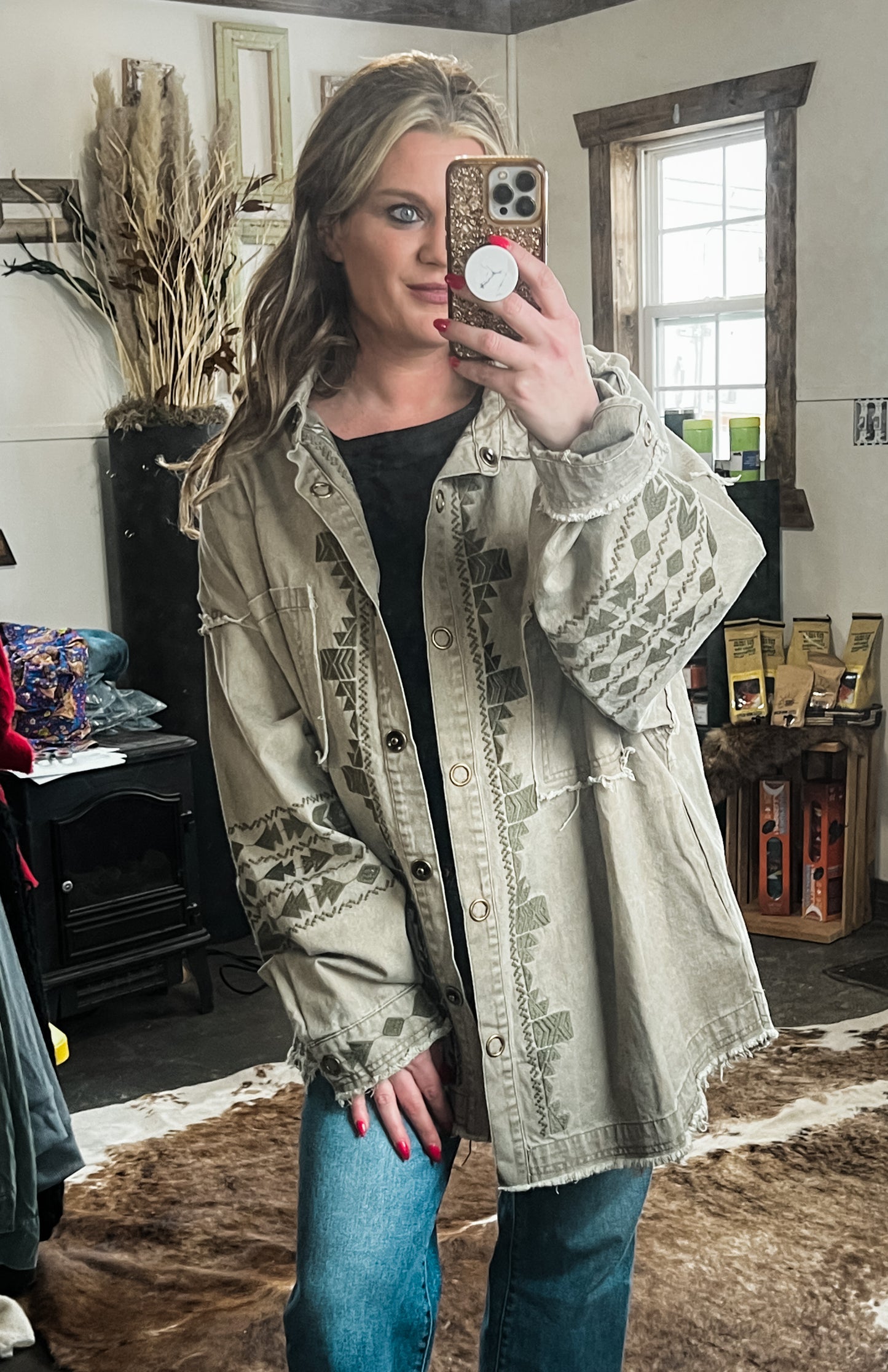 Monochrome Tribal Jacket