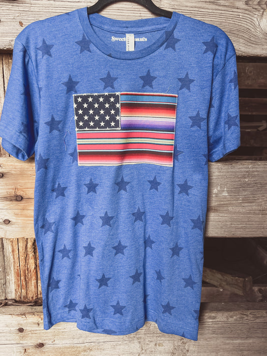 Star Spangled Serape Tee