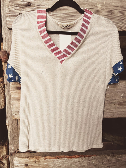 Stars + Stripes Tee (S-3X)